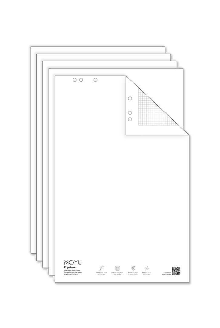 MOYU FlipStone product image Paper sizes